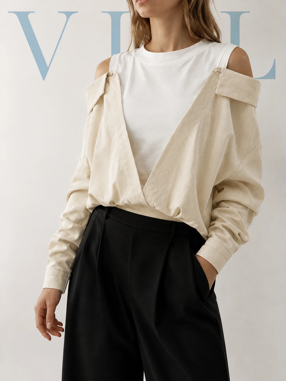 Melanie Shirt & Top — روی مدل